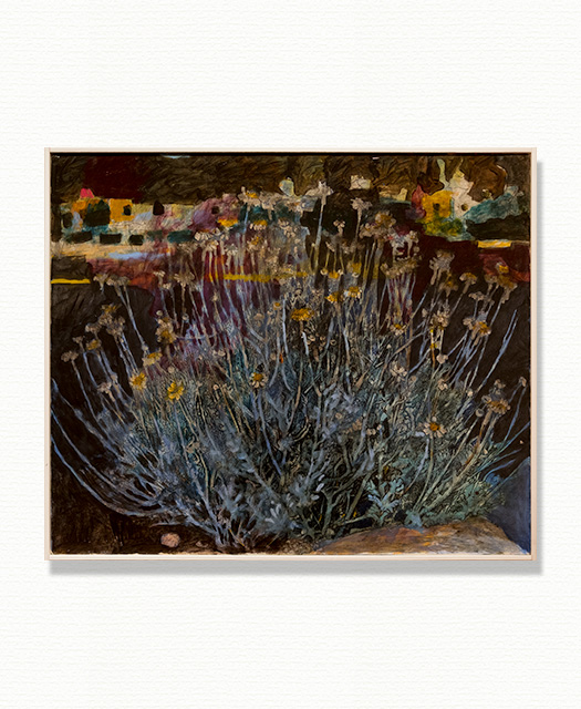 #5「荒れ地に咲く花」 F20